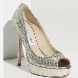 Jimmy Choo Crown 247 silver size 39